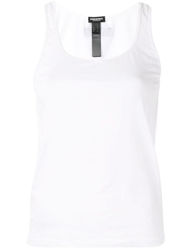 Dsquared2 Fitted Tank Top - White