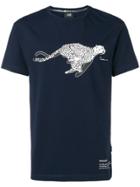 Cavalli Class Cheetah Print T-shirt - Blue