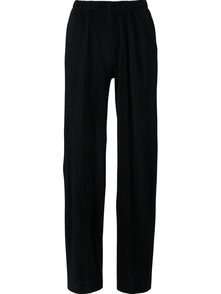 Just Female Elastic Waistband Ribbed Trousers