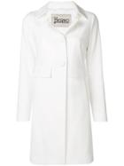 Herno Fitted Single-breasted Coat - White
