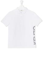 Kenzo Kids Logo Print Polo Shirt, Boy's, Size: 16 Yrs, White
