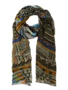 Faliero Sarti Printed Scarf, Adult Unisex, Silk/cotton/modal