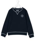 True Religion Kids - Chest Print Sweatshirt - Kids - Cotton - 4 Yrs, Blue