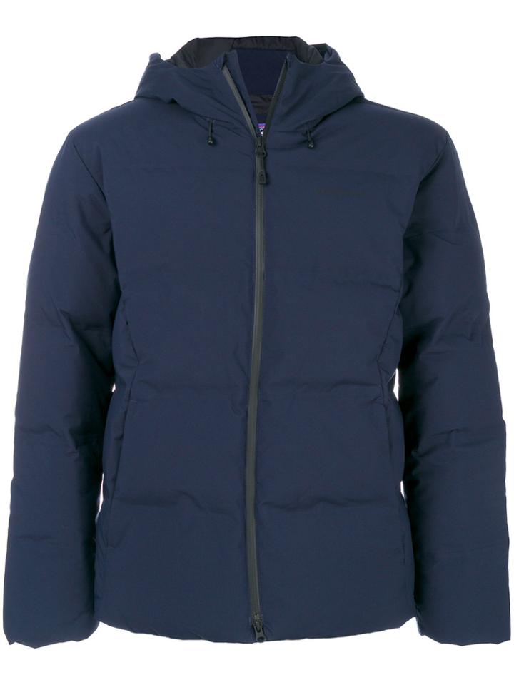 Patagonia Hooded Down Jacket - Blue
