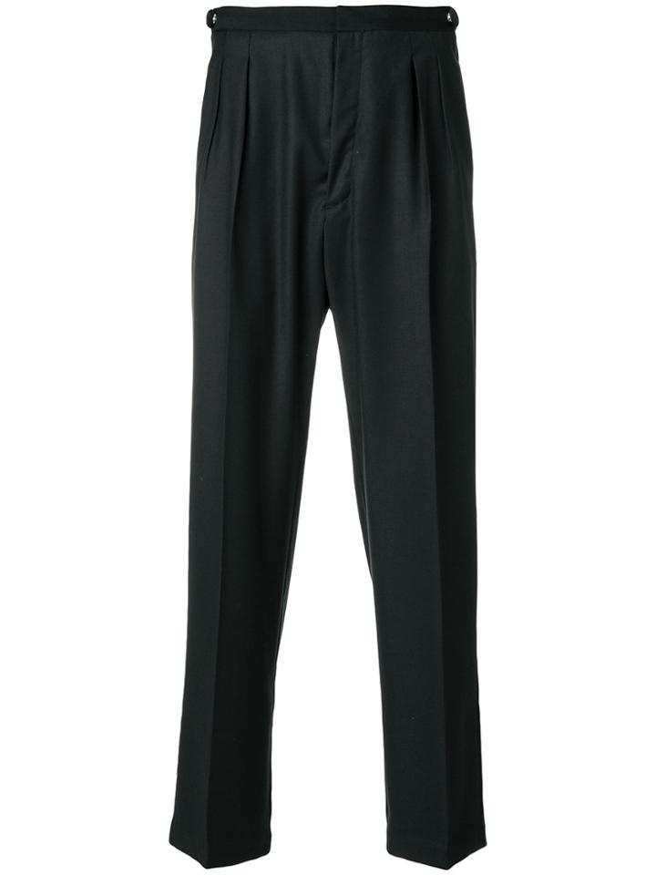Tonello Cs Straight Leg Loose Fit Trousers - Blue