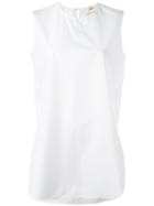 Ports 1961 Sleeveless Shirt, Women's, Size: 36, White, Cotton