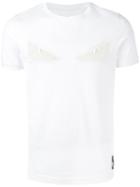 Fendi Bugs Motif Embroidered T-shirt, Men's, Size: 50, White, Cotton
