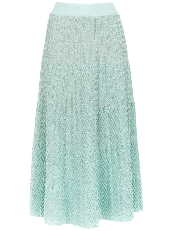Cecilia Prado Knit Cássia Midi Skirt - Green
