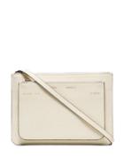 Moncler X Valextra Double-pouch Shoulder Bag - Neutrals