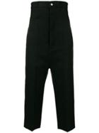 Rick Owens High Rise Trousers - Black