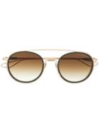 Dita Eyewear Rounded Mass Sunglasses - Gold