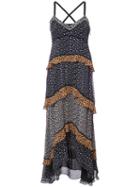 Proenza Schouler - Tiered Maxi Dress - Women - Silk - 2, Black, Silk