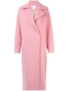 Bianca Spender Geneva Long Coat - Pink