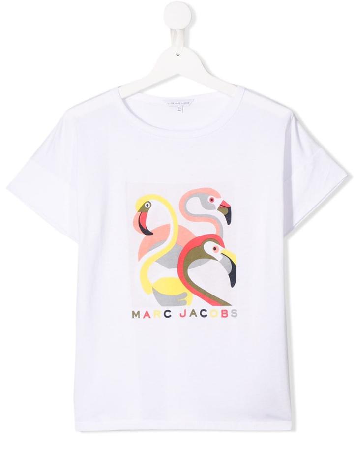 Little Marc Jacobs Bird Print T-shirt - White