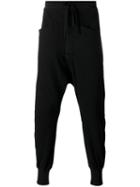 Thom Krom Drop-crotch Sweatpants, Men's, Size: Large, Black, Cotton