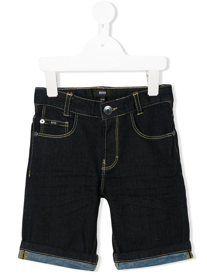 Boss Kids Denim Shorts, Boy's, Size: 12 Yrs, Blue