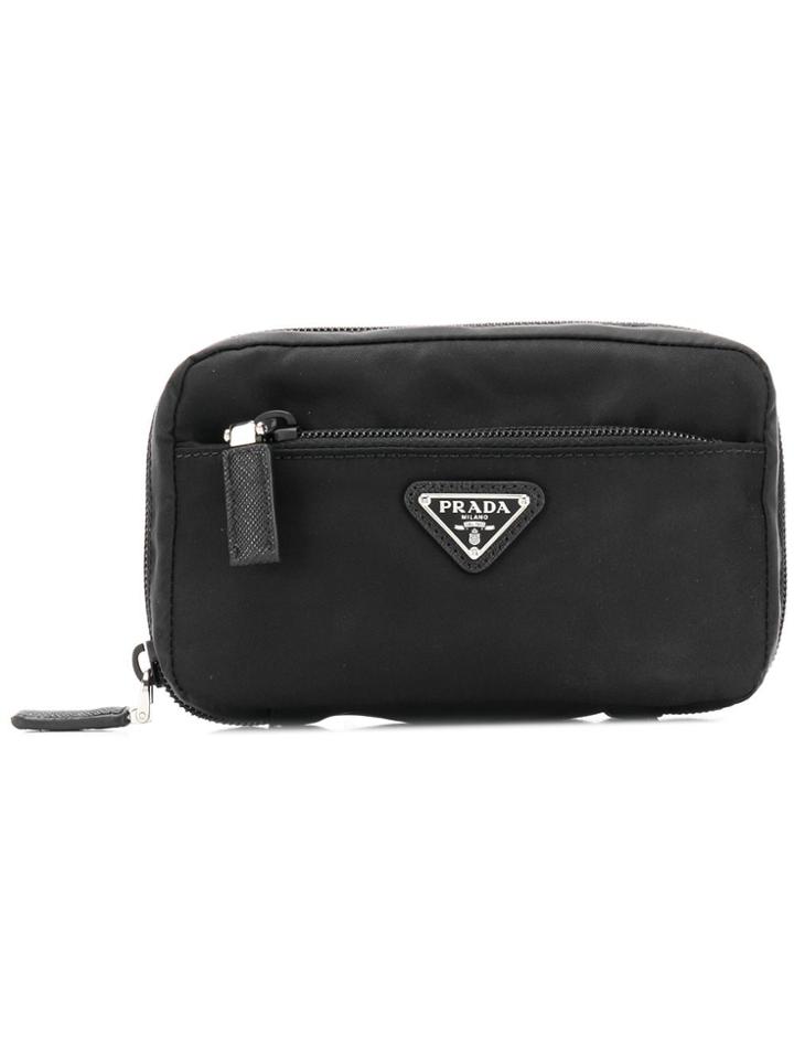 Prada Logo Necessaire - Black