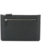 Anya Hindmarch Smile Clutch, Men's, Black, Calf Leather