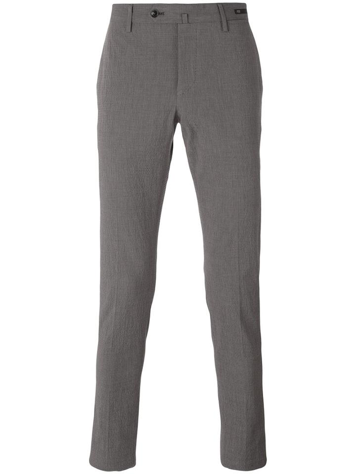 Pt01 - Classic Chinos - Men - Cotton/spandex/elastane - 48, Brown, Cotton/spandex/elastane