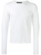 Diesel Black Gold - Long Sleeve Sweater - Men - Polyester/viscose - L, White, Polyester/viscose
