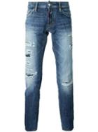 Dsquared2 Slim Jeans, Men's, Size: 42, Blue, Cotton/polyester