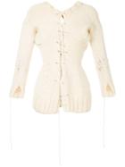 Junya Watanabe Comme Des Garçons Vintage Safety Pin Knit Cardigan -