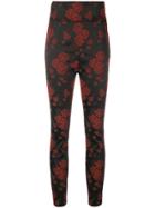 Dolce & Gabbana High-waisted Floral Trousers - Unavailable