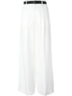 Joseph Wide-leg Trousers, Women's, Size: 38, White, Silk
