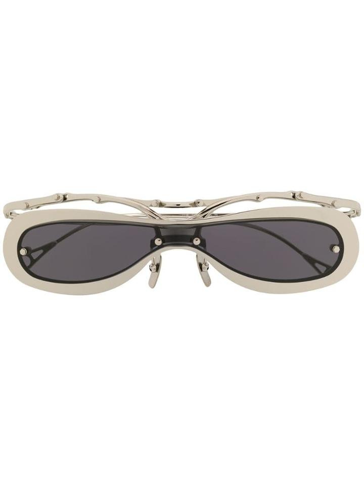 Innerraum Oval Frame Sunglasses - Silver