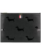 Thom Browne Zipped Document Holder - Black