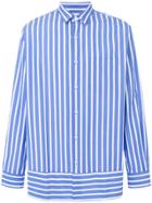 Ami Alexandre Mattiussi Striped Summer Fit Shirt - Blue