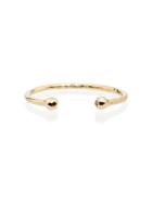 Laud Yellow Gold Torque Diamond Stud Bracelet