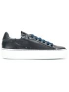 Jil Sander Navy Lace-up Sneakers - Blue