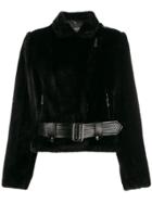 Twin-set Fitted Belted Jacket - Black