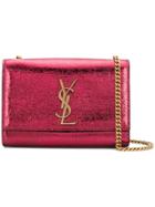 Saint Laurent Small Kate Chain Bag - Red
