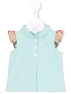 Burberry Kids - Mini Tia Polo Shirt - Kids - Cotton/spandex/elastane - 36 Mth, Blue