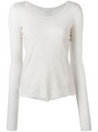 Kristensen Du Nord Scoop Neck T-shirt, Women's, Size: 1, Nude/neutrals, Cotton