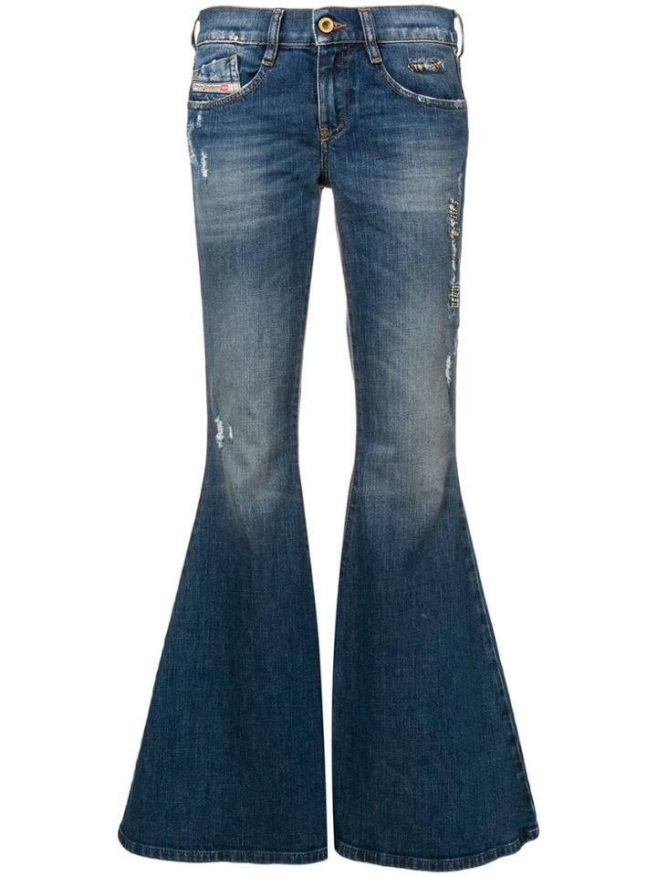 Diesel Bootcut Flared Jeans - Blue