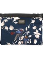 Dolce & Gabbana Bird Print Clutch Bag