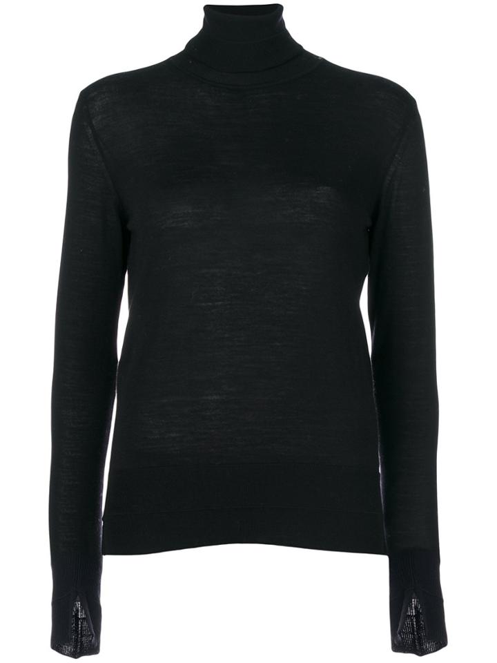 Roberto Collina High Turtle Neck Jumper - Black