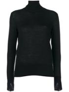 Roberto Collina High Turtle Neck Jumper - Black