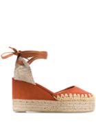 Castañer Cavan Wedge Espadrilles - Orange