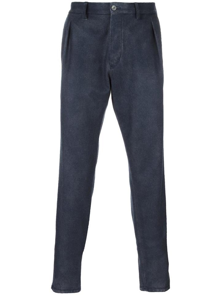 Pt01 Classic Chinos, Men's, Size: 50, Blue, Virgin Wool/polyamide
