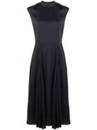 Victoria Victoria Beckham Flared Midi Dress - Blue