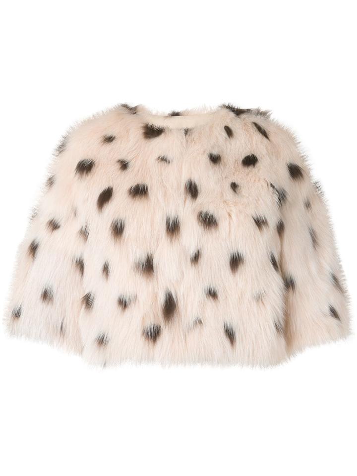 Yves Salomon Fur Jacket - Neutrals