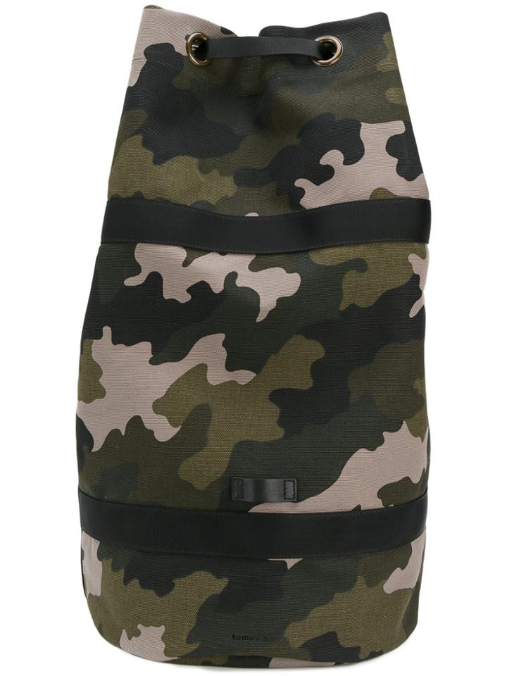 Tomas Maier Camo Duffle Backpack - Green