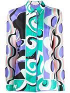 Emilio Pucci Geometric Pattern Shirt - Blue