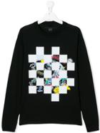 Stella Mccartney Kids Teen Checkerboard Sweatshirt - Black