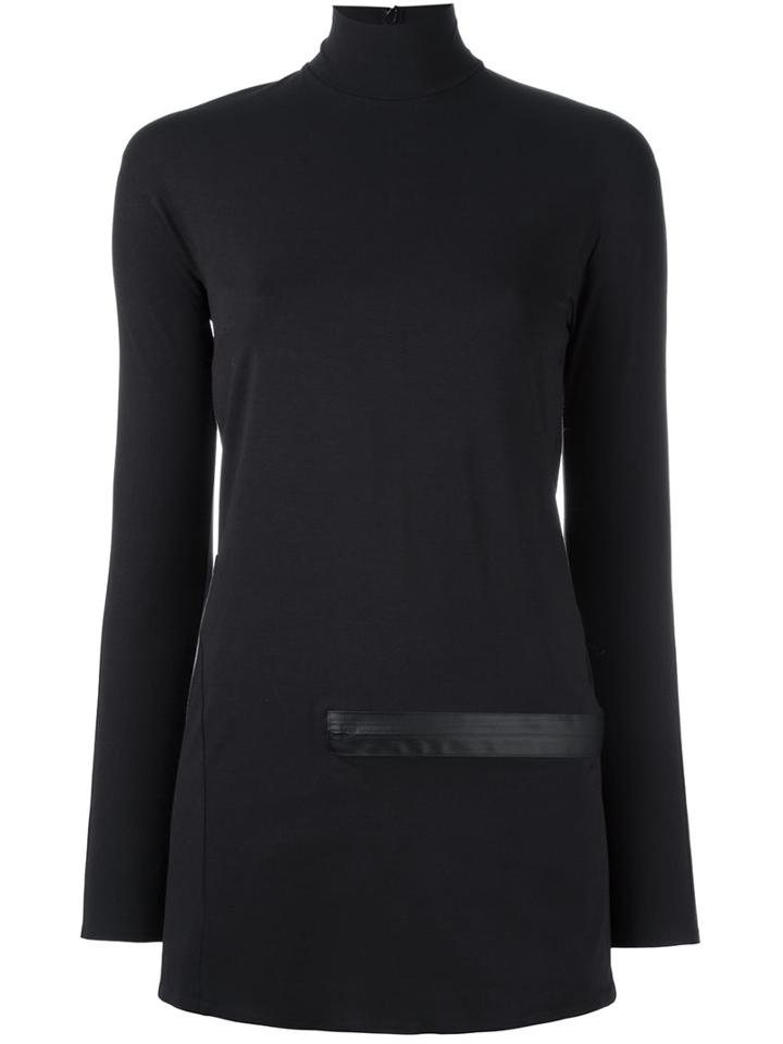 Y-3 Turtle Neck Jumper, Women's, Size: Small, Black, Cotton/spandex/elastane