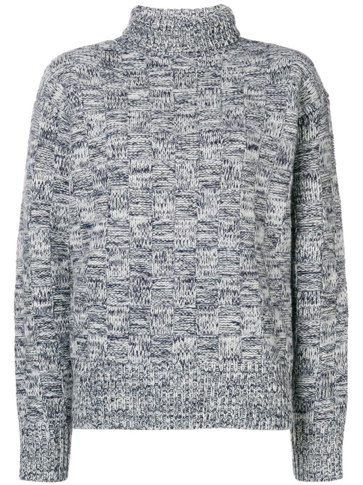 Victoria Victoria Beckham Turtleneck Jumper - Blue